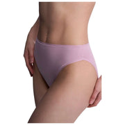Slip taille haute en coton nu Natori Bliss - Rose Mist Pink