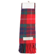 Locharron of Scotland Fraser Red Modern Lambwool Scarf - Red/Dark Green/Navy