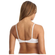 Skarlett Blue Entice Lace Balconette Bra - White/Nylon Tan