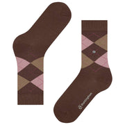 Burlington Marylebone Socks - Brown/Beige/Pink