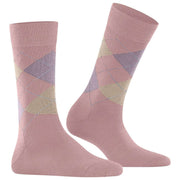 Chaussettes Burlington Marylebone - Rose/Beige/Violet