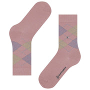 Chaussettes Burlington Marylebone - Rose/Beige/Violet