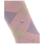 Chaussettes Burlington Marylebone - Rose/Beige/Violet