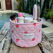 Moon Nude Strawberry Vanity Bucket - Pink/Red