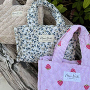 Moon Nude Strawberry Mini Shopper Bag - Pink/Red