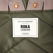 Roka Bantry B Small Recycled Nylon Backpack - Chive Green