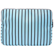 Housse pour ordinateur portable en toile recyclée Roka Brick Lane - Rayure bleue