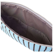 Housse pour ordinateur portable en toile recyclée Roka Brick Lane - Rayure bleue