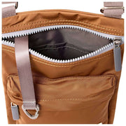 Roka Chelsea B Medium Recycled Nylon Crossbody Bag - Biscuit Brown