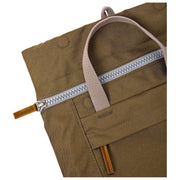 Roka Finchley Large Recycled Canvas Backpack - Sea Spray Brown