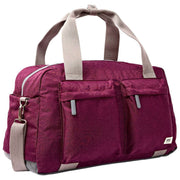 Sac de sport Roka Gatwick en toile recyclée de taille moyenne - Rouge laque cerise