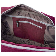 Sac de sport Roka Gatwick en toile recyclée de taille moyenne - Rouge laque cerise