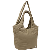 Roka Oxford Medium Taslon Shoulder Bag - Basil Brown