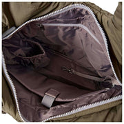 Roka Oxford Medium Taslon Shoulder Bag - Basil Brown