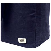 Roka Sloane Medium Cotton Canvas Tote Bag - Navy Blue