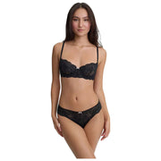 Skarlett Blue Captivate Convertible Lace Balconette Bra - Black