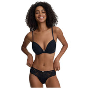 Bas de bikini en dentelle Skarlett Blue Captivate - Noir