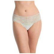 Skarlett Blue Captivate Lace Bikini Brief - Frosted Sage Green