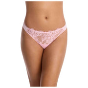 Skarlett Blue Entice Front Lace Thong - Strawberry Cream Pink