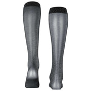 Falke Glitter 30 Denier Chaussettes Hautes - Noir/Argent