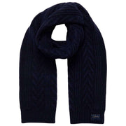 Superdry & Co Cable Lux Scarf - Eclipse Navy