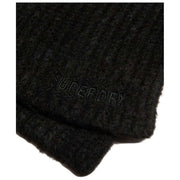 Superdry & Co Essential Ribbed Scarf - Black