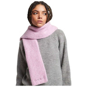 Superdry & Co Essential Ribbed Scarf - Lilac Marl
