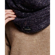 Superdry & Co Gracie Cable Snood - Boston Navy Tweed