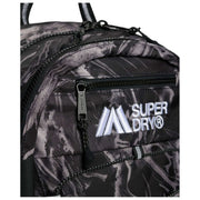 Superdry & Co Outdoor 28L Backpack - Woodgrain Print Black