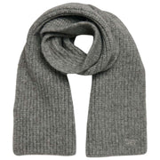 Superdry & Co Ribbed Knit Scarf - Grey Marl