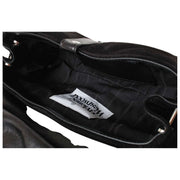 Vivienne Westwood Sac à main XL en cuir suédé Hazel Treasure - Noir