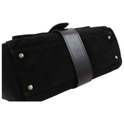 Vivienne Westwood Hazel Treasure Suede Leather XL Handbag - Black
