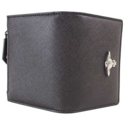 Vivienne Westwood Saffiano Slim Flap Card Holder Purse - Noir