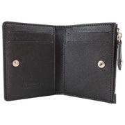 Vivienne Westwood Saffiano Slim Flap Card Holder Purse - Noir