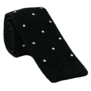 Michelsons of London Spot Design Tie - Black/White
