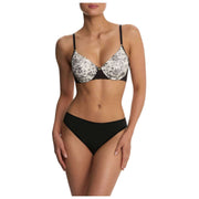 Natori Bliss Perfection Contour Underwire Bra - Toile Print Black/White