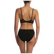 Natori Bliss Perfection Contour Underwire Bra - Toile Print Black/White