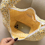 Sac cerceau Moon Nude Buttercup - Jaune/Blanc