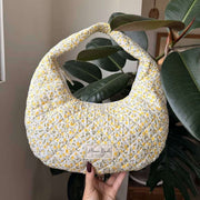 Sac cerceau Moon Nude Buttercup - Jaune/Blanc