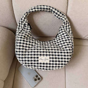 Moon Nude Classic Hoop Bag - Noir/Blanc