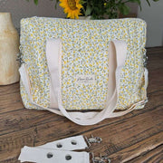 Moon Nude Buttercup Diaper Bag - Yellow/White