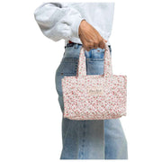 Moon Nude Peony Mini Shopper Bag - Pink/White