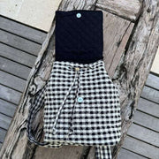 Moon Nude Classic Flap Backpack - Noir/Blanc