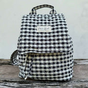 Moon Nude Classic Flap Backpack - Noir/Blanc