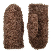dents-teddy-fleece-mittens---chocolate-brown-34477907