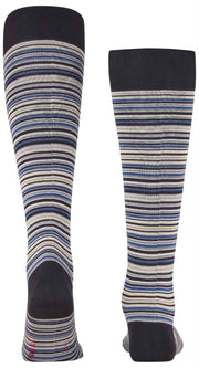 Chaussettes hautes Falke Microblock - Black Mix
