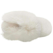 totes-toasties-sparkle-textured-faux-fur-mule-slippers---cream-34475715
