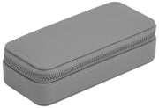 Boîte à bijoux de voyage moyenne zippée Stackers - Gris ardoise