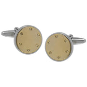 david-van-hagen-rivet-cufflinks---silvergold-34498326