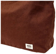Roka Hoxton Grand sac à bandoulière en toile de coton - Lindt Brown